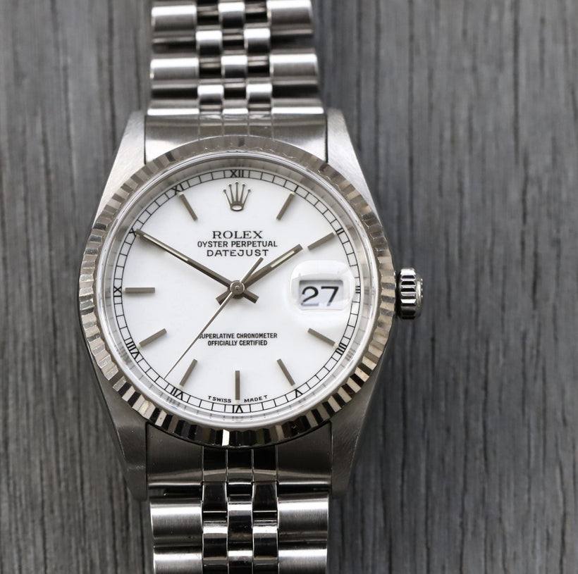 Rolex Oyster Perpetual Datejust 36mm A-Serial 'Tritinova' 16234 - 1999