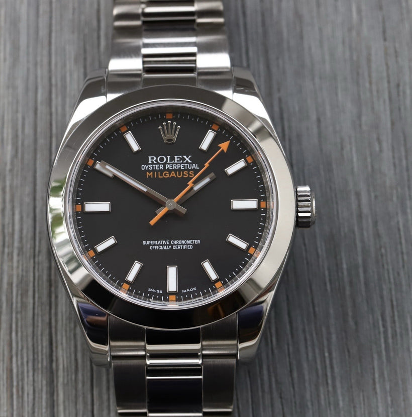 Rolex Oyster Perpetual Milgauss Black Dial V-Serial - 2008