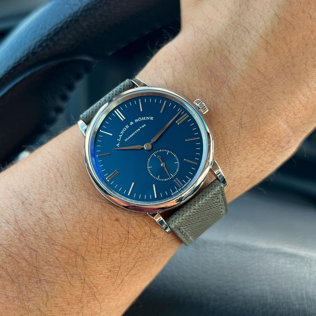 Dark Grey Saffiano Leather Strap WV by HANDDN – Watch Vault Australia