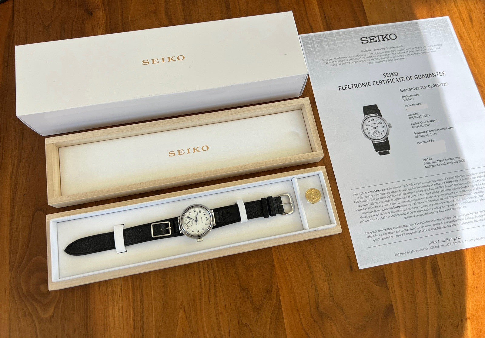 Seiko Presage 100th Anni Kintaro Hattori Limited Edition SPB441J