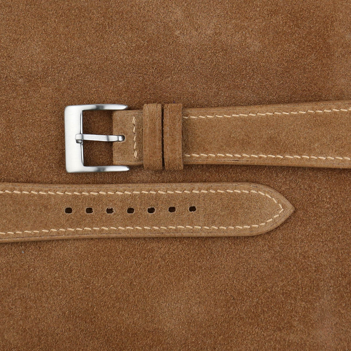 Brown Suede Leather Strap WV by HANDDN