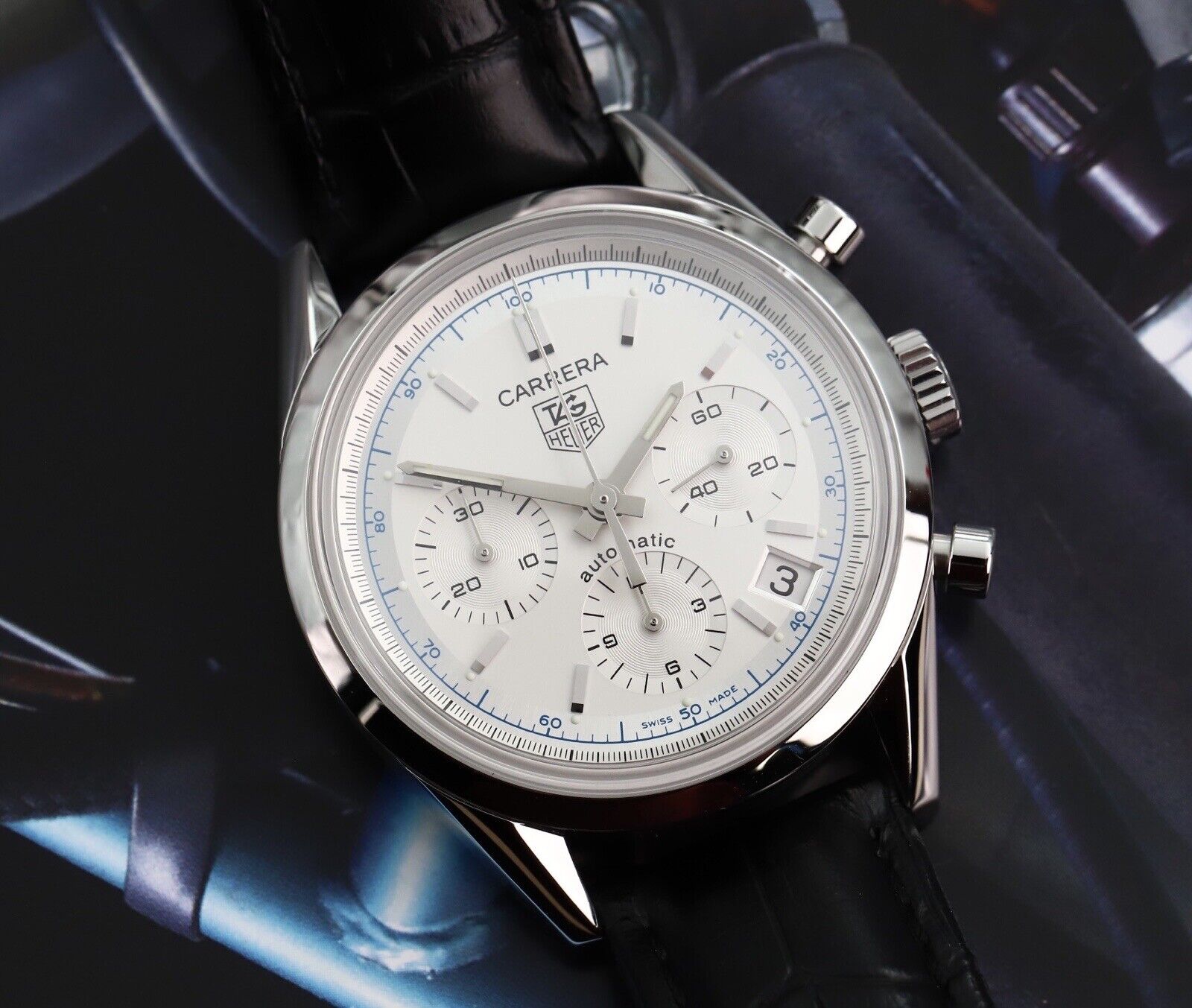 Re Issue Watch TAG Heuer Carrera Classic Re-issue Chronograph CV2110-0 – Watch Vault ...