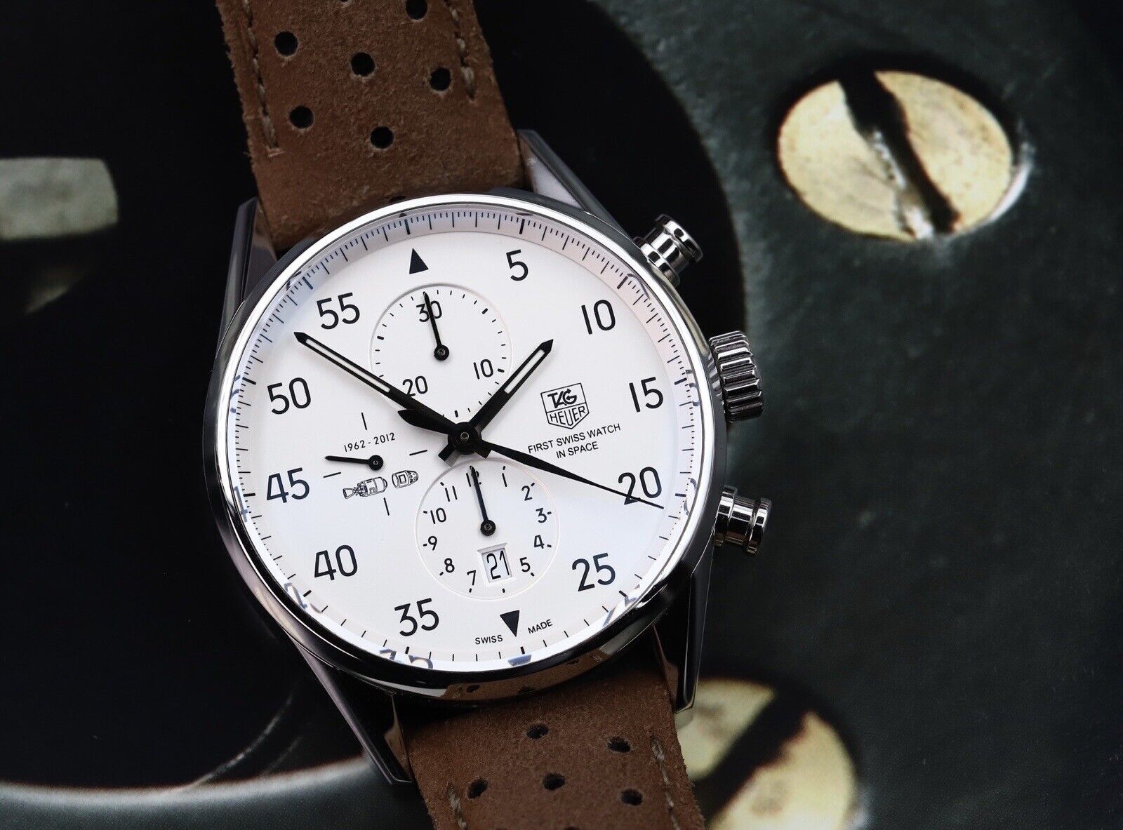 Tag heuer first watch in space on sale