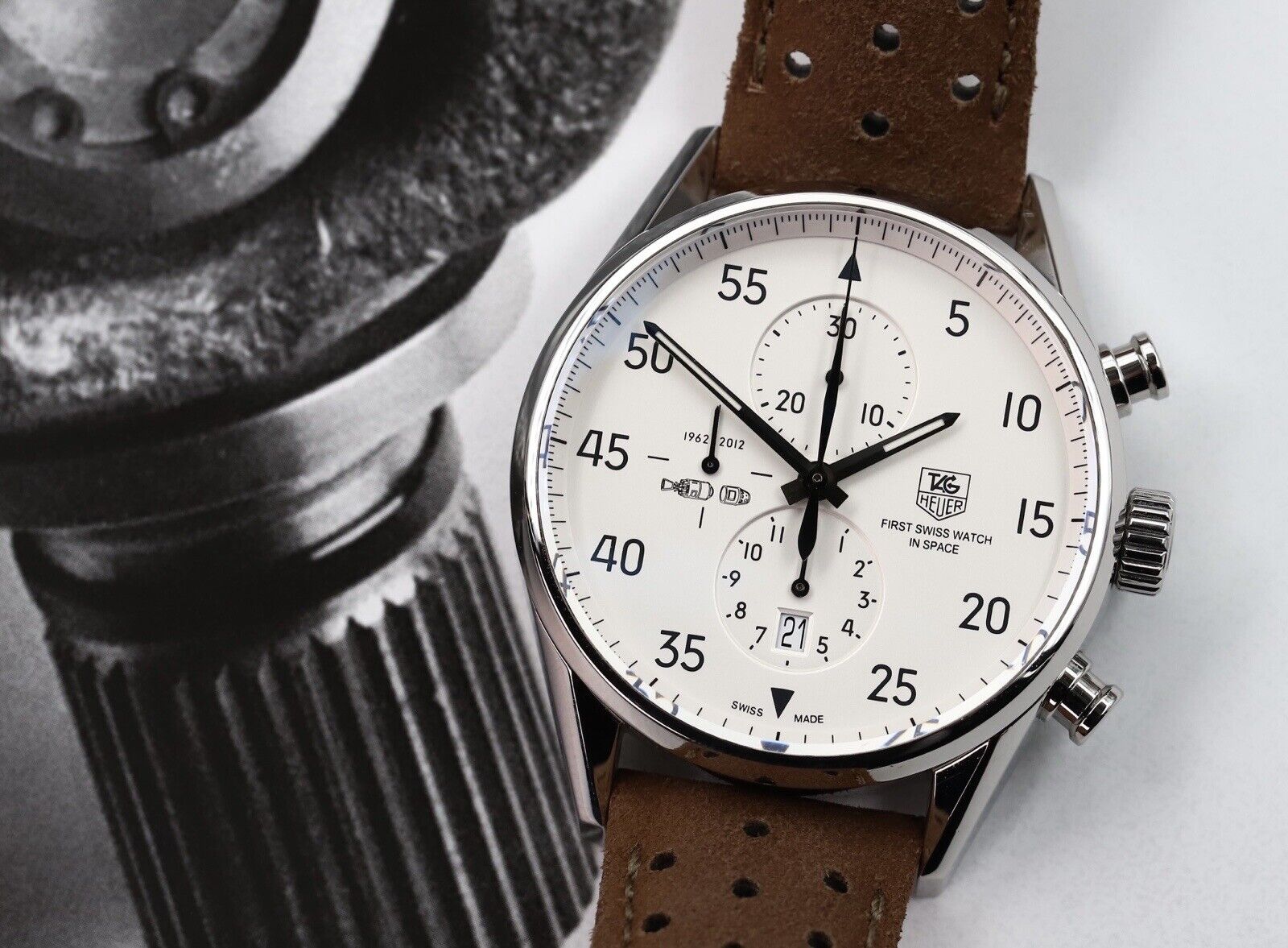 Tag heuer spacex 2013 first swiss watch in deals space