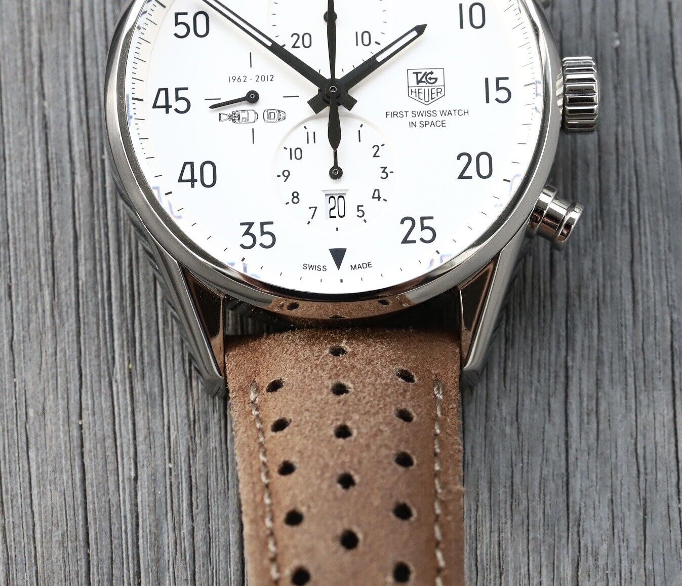 Tag heuer spacex 2013 first swiss watch in deals space