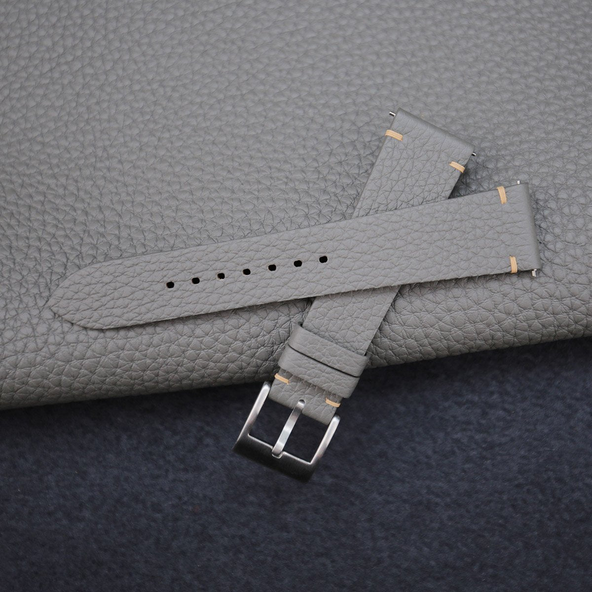 Golden Brown Togo Leather Strap WV by HANDDN – Watch Vault Australia