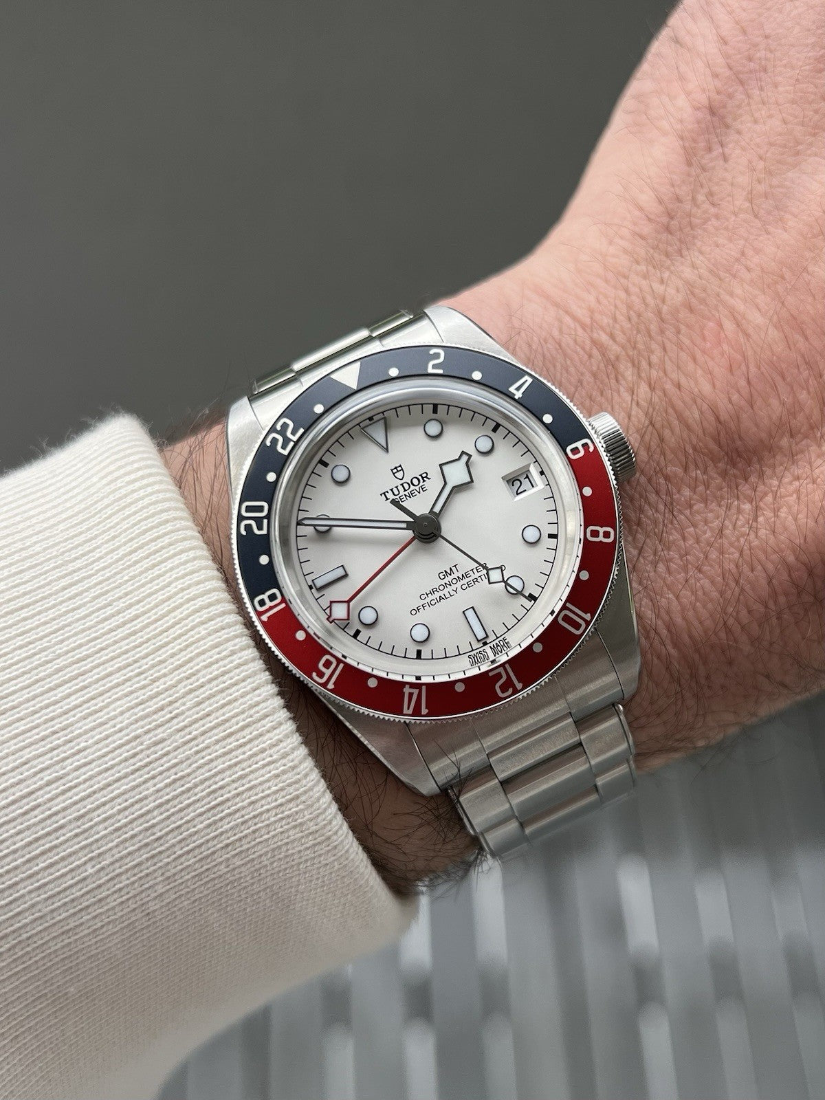 Tudor Heritage Black Bay GMT ‘Pepsi’ White Opaline Dial 41mm 79830RB - 2024