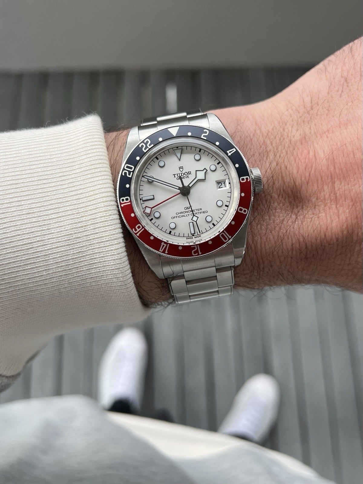 Tudor Heritage Black Bay GMT ‘Pepsi’ White Opaline Dial 41mm 79830RB - 2024