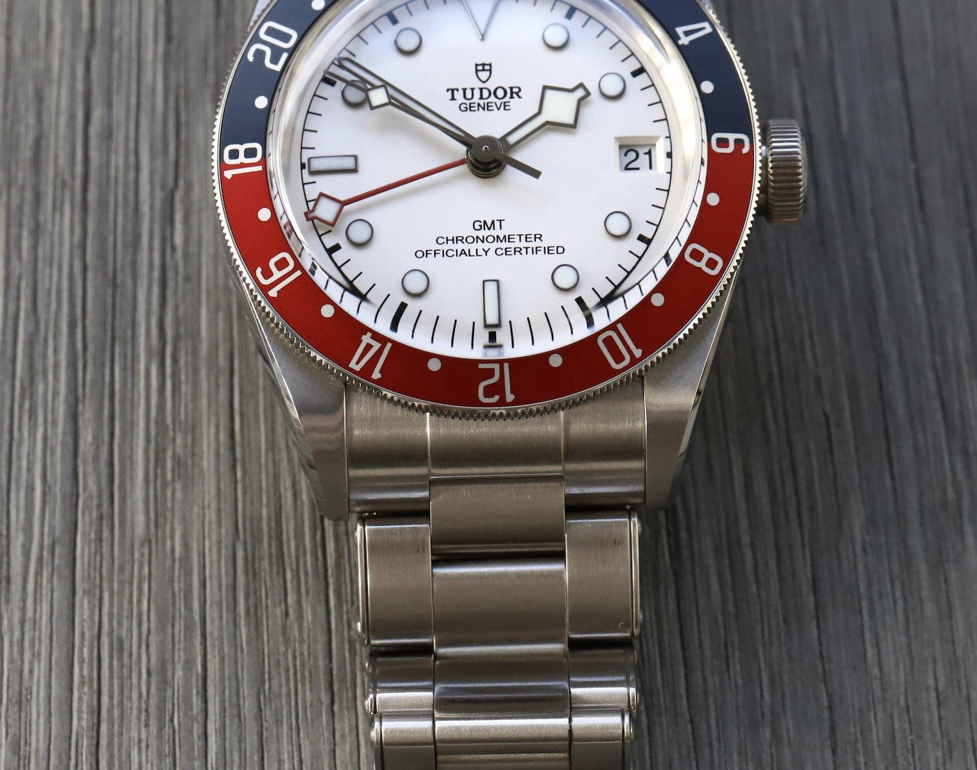 Tudor Heritage Black Bay GMT ‘Pepsi’ White Opaline Dial 41mm 79830RB - 2024