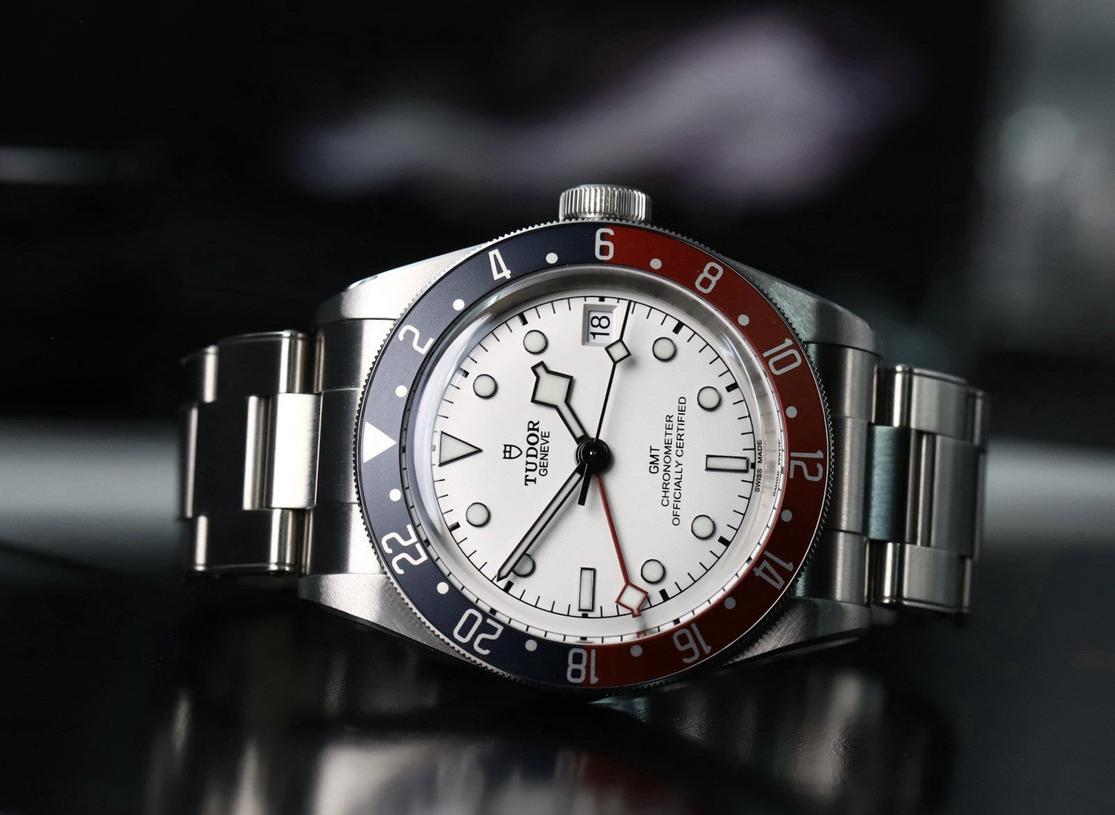 Tudor Heritage Black Bay GMT ‘Pepsi’ White Opaline Dial 41mm 79830RB - 2024