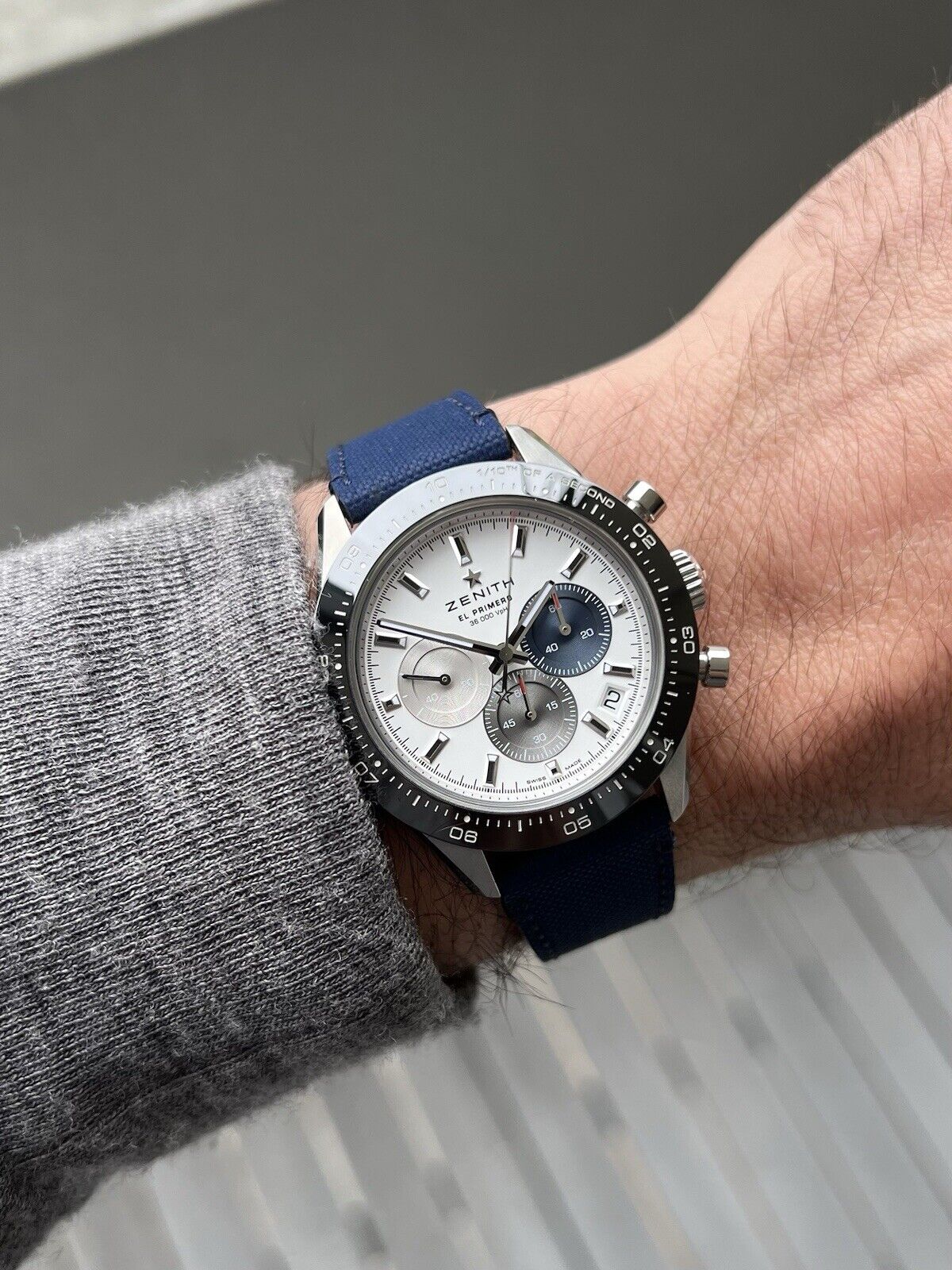 Zenith el primero rubber strap hotsell