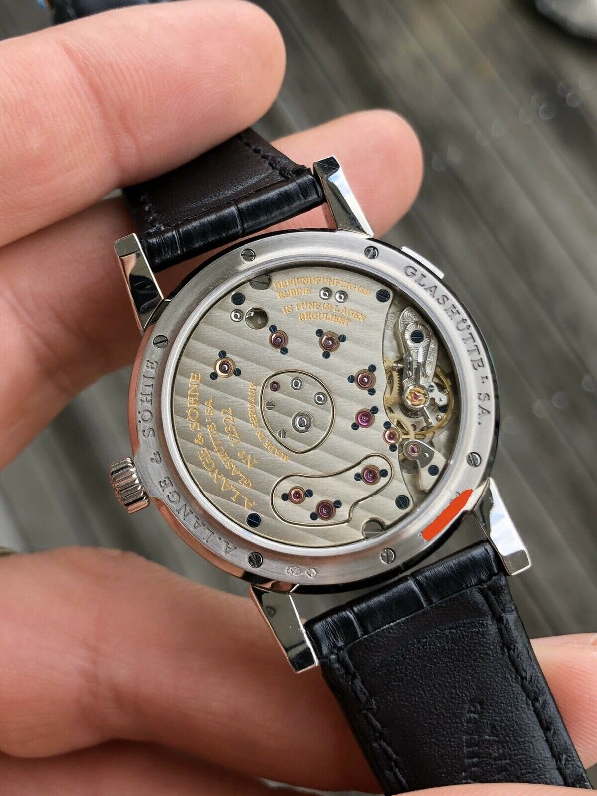 A.Lange &amp; Sohne Lange 1 Doppelfederhaus 101.027 - Blue/White gold - Box and Papers