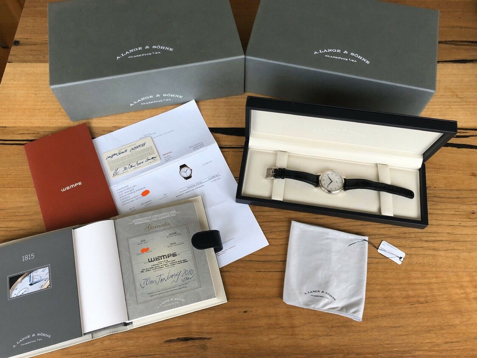 A. Lange and Sohne 233.026 1815 18K White Gold 40mm - 2010