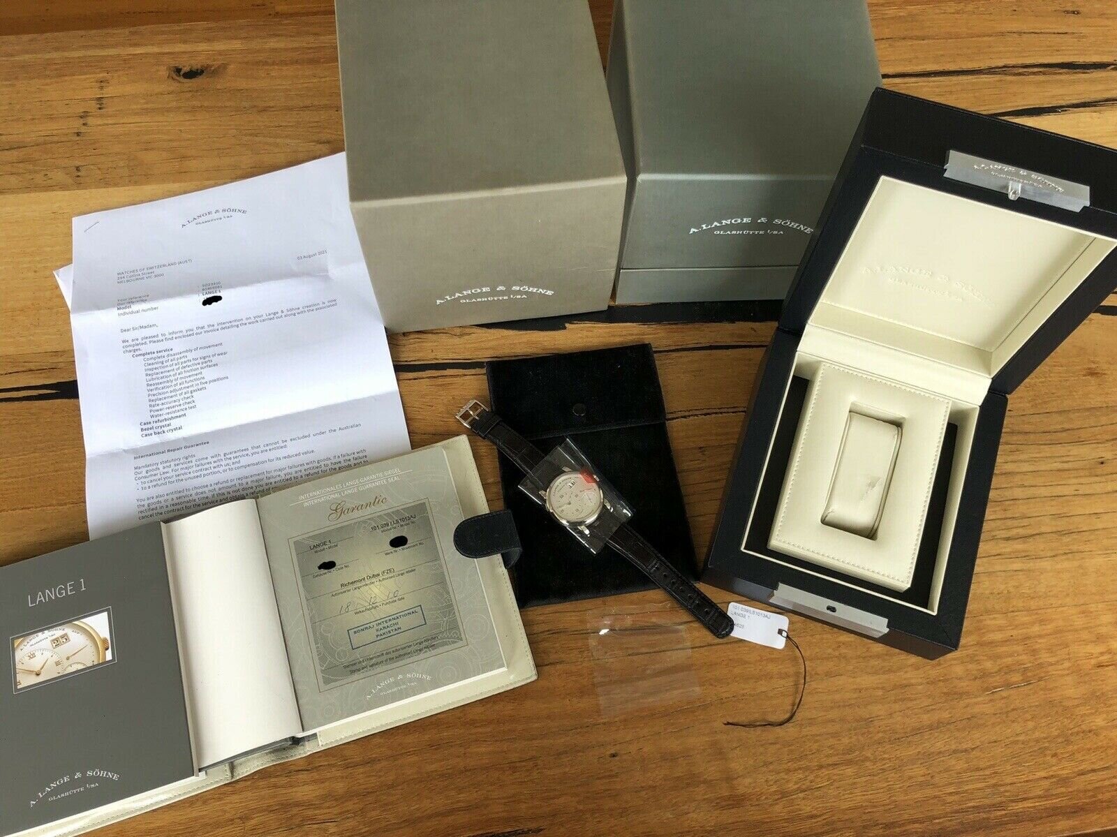 A. Lange and Sohne Lange 1 White Gold 101.039 - 2010