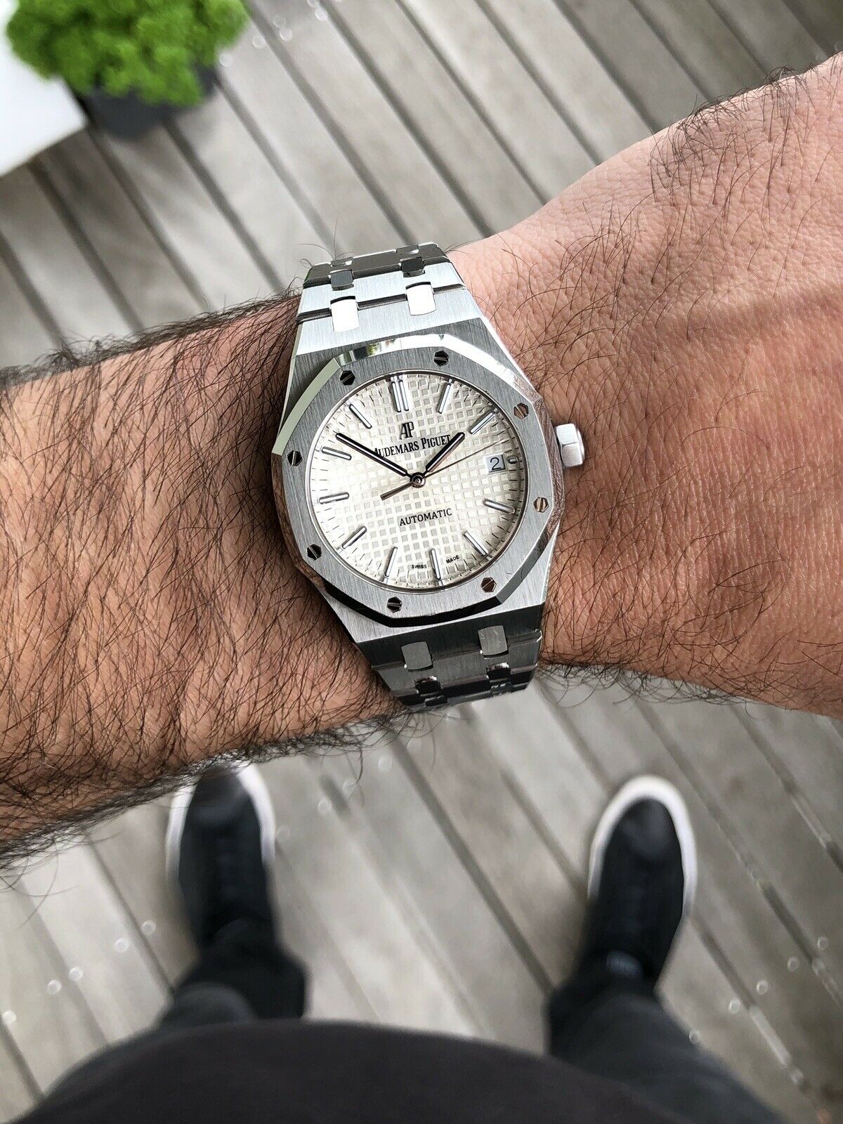 Audemars Piguet Royal Oak 15450ST Silver - 2015 with box and papers
