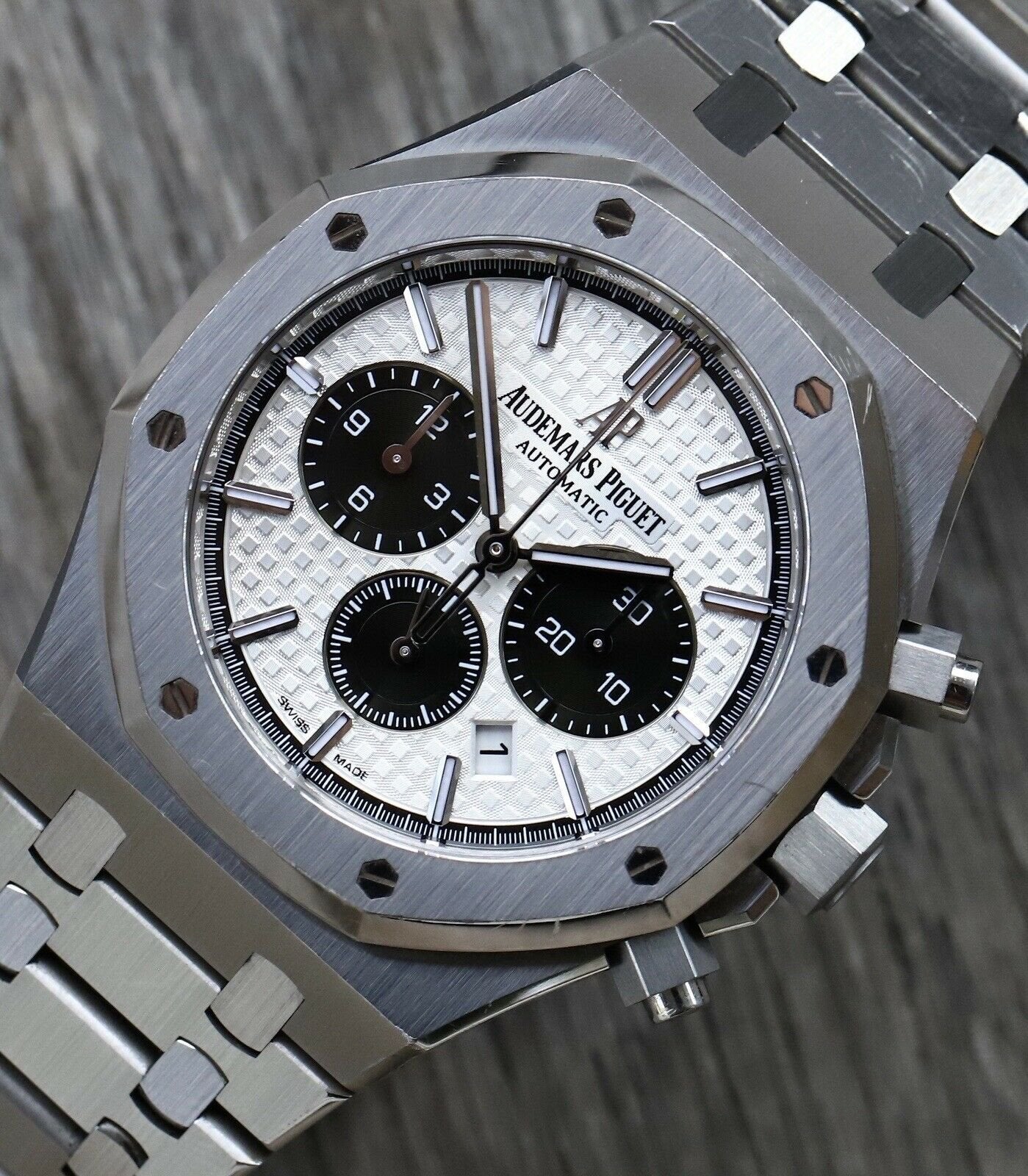 Audemars piguet royal oak 41mm black dial hot sale