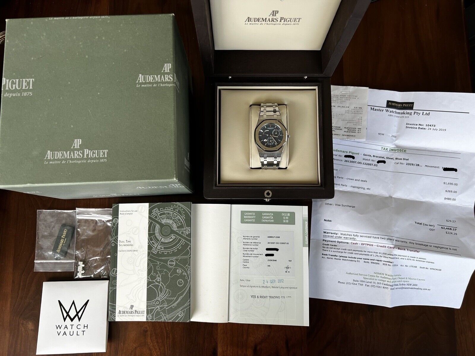 Audemars Piguet Royal Oak Dual Time 26120ST.OO.1220ST.02 - 2012