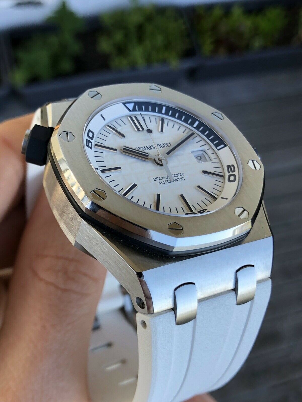 Audemars piguet royal oak offshore white dial cheap