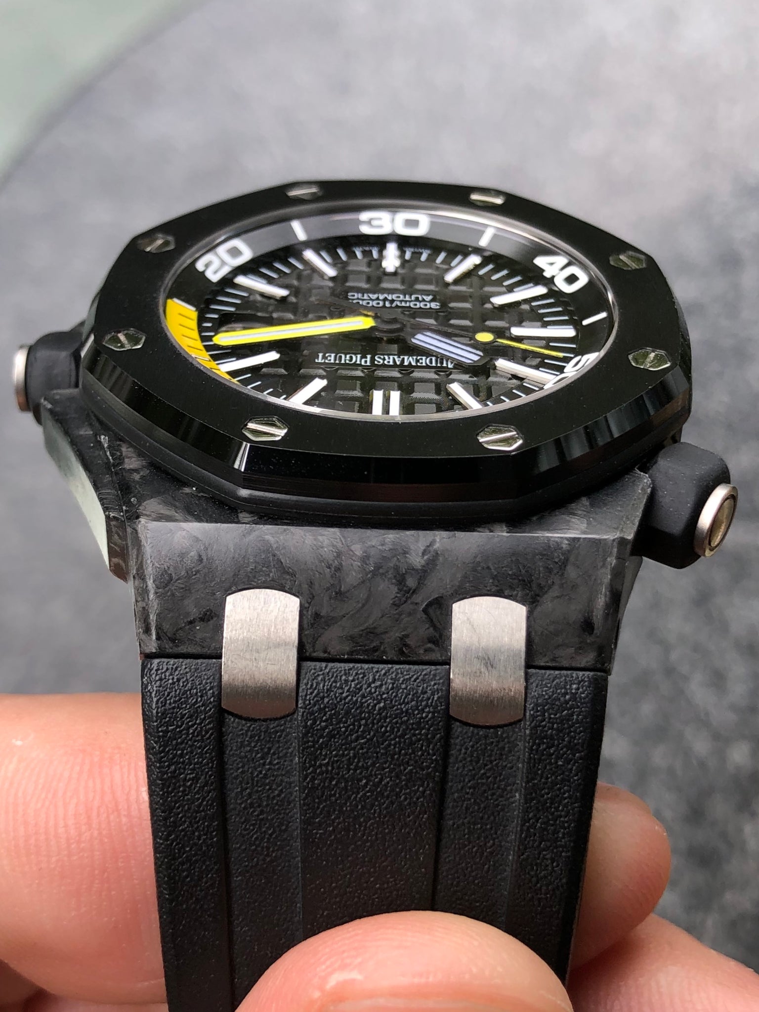 Audemars Piguet Royal Oak Offshore Diver Forged Carbon Ref 15706AU.OO.A002CA.01