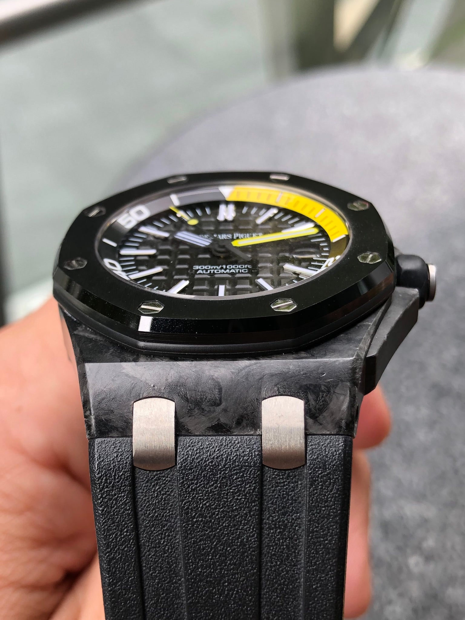 Audemars Piguet Royal Oak Offshore Diver Forged Carbon Ref 15706AU.OO.A002CA.01