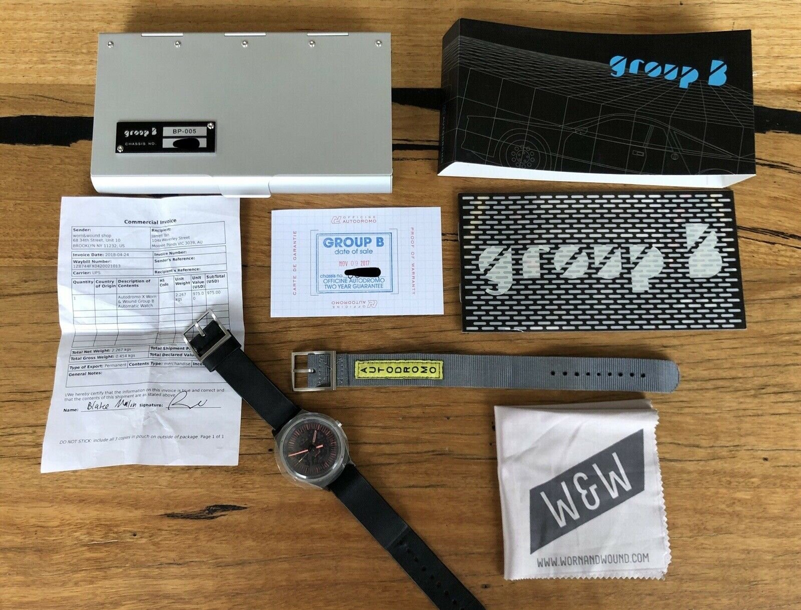 Autodromo Group B – Worn &amp; Wound Special Edition