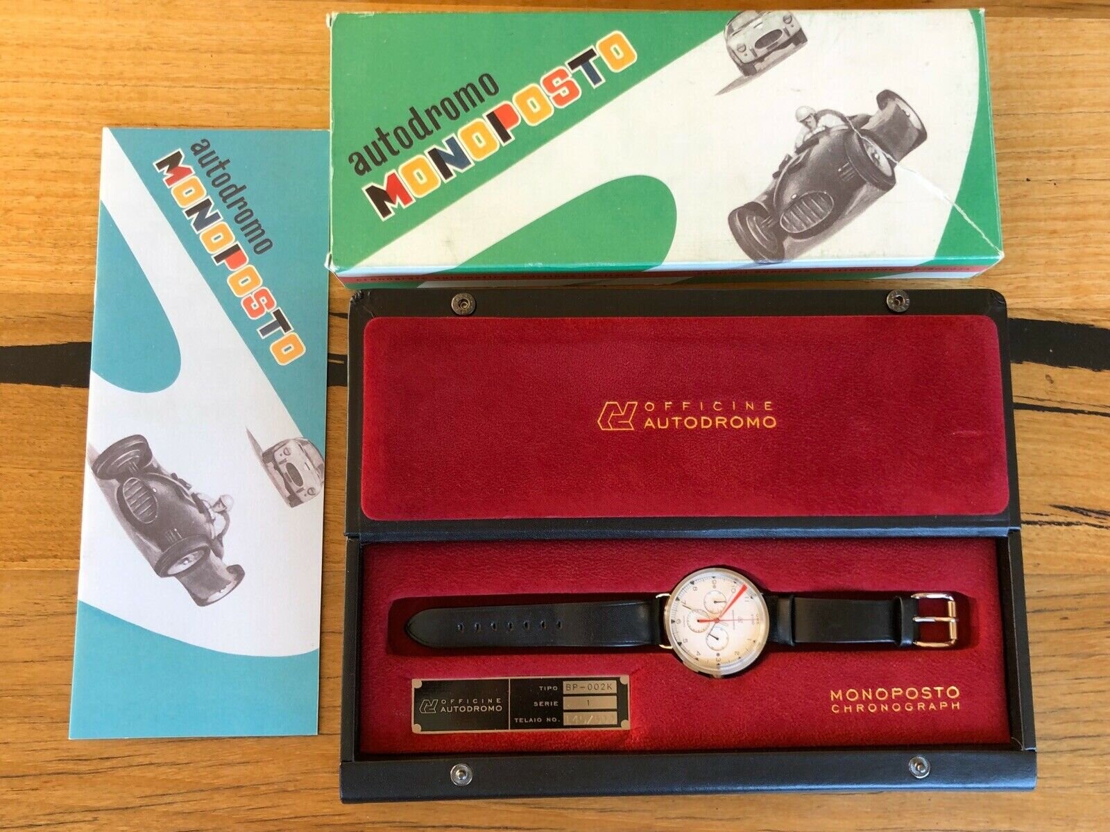 Autodromo Monoposto Chronograph Silver Dial