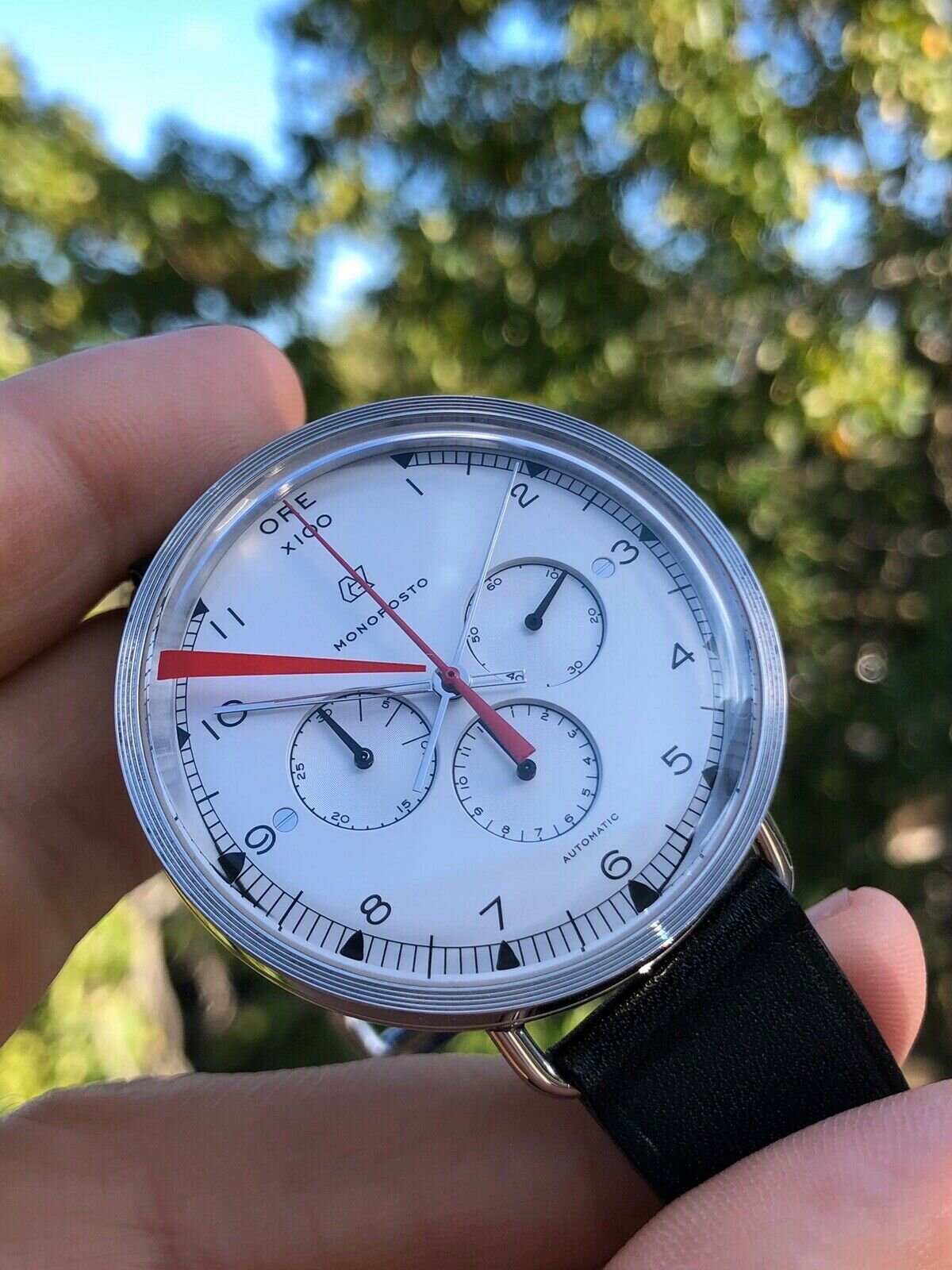 Autodromo Monoposto Chronograph Silver Dial