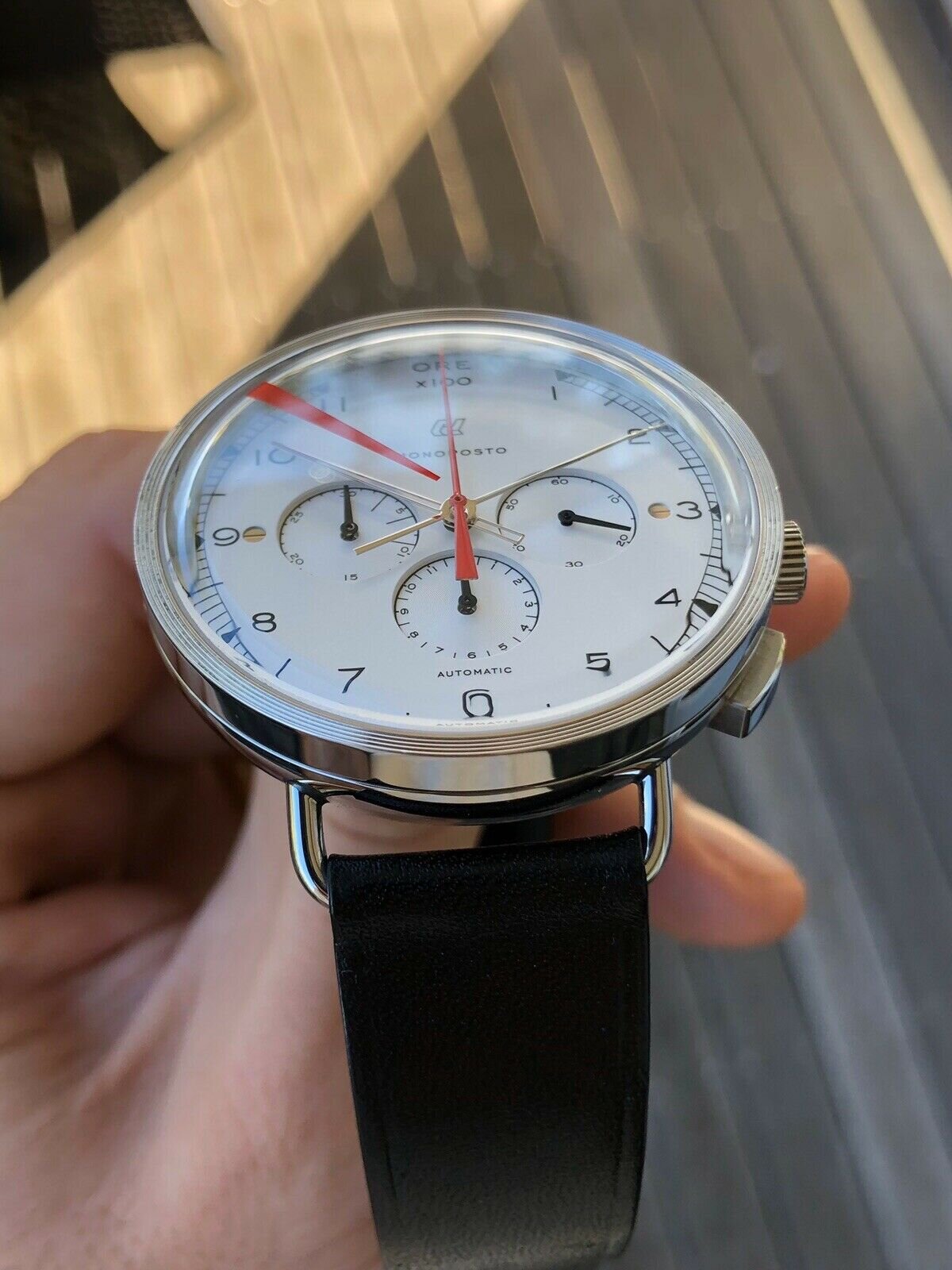 Autodromo Monoposto Chronograph Silver Dial