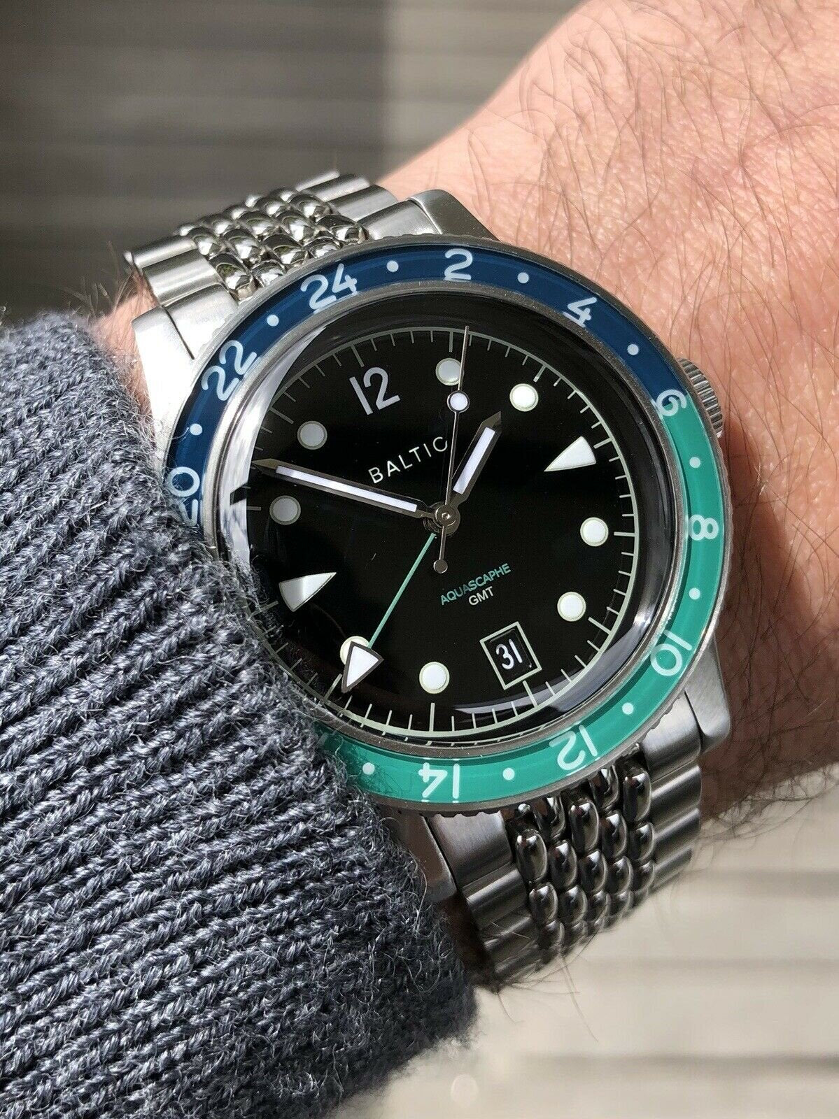 Baltic Aquascaphe GMT Green/Blue - 2020