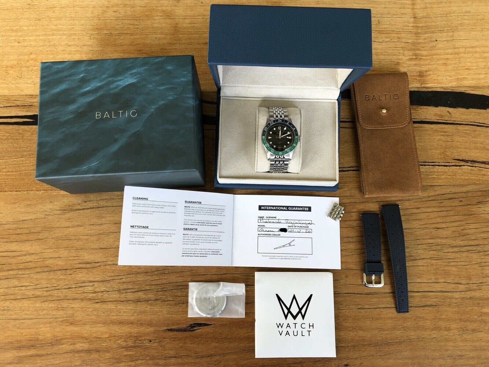 Baltic Aquascaphe GMT Green/Blue - 2020