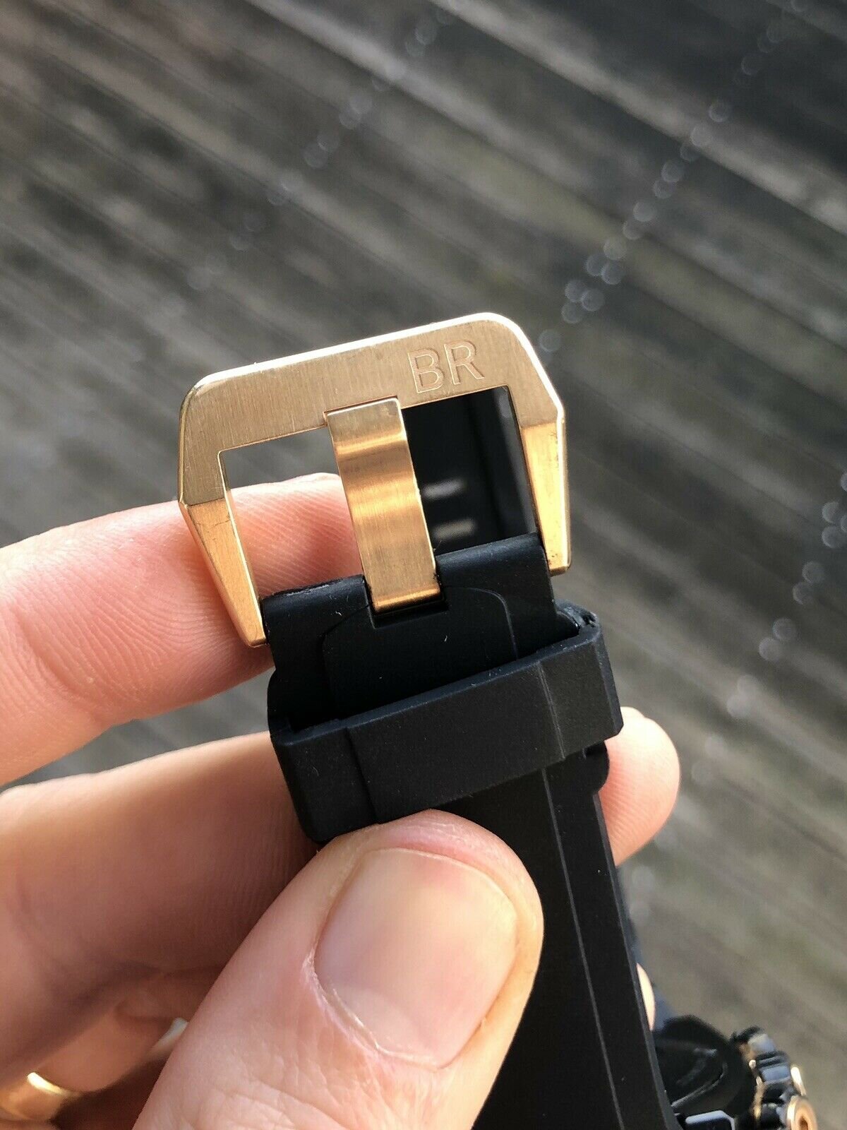 Bell &amp; Ross BR02-94 Marine Chronograph Gold/PVD