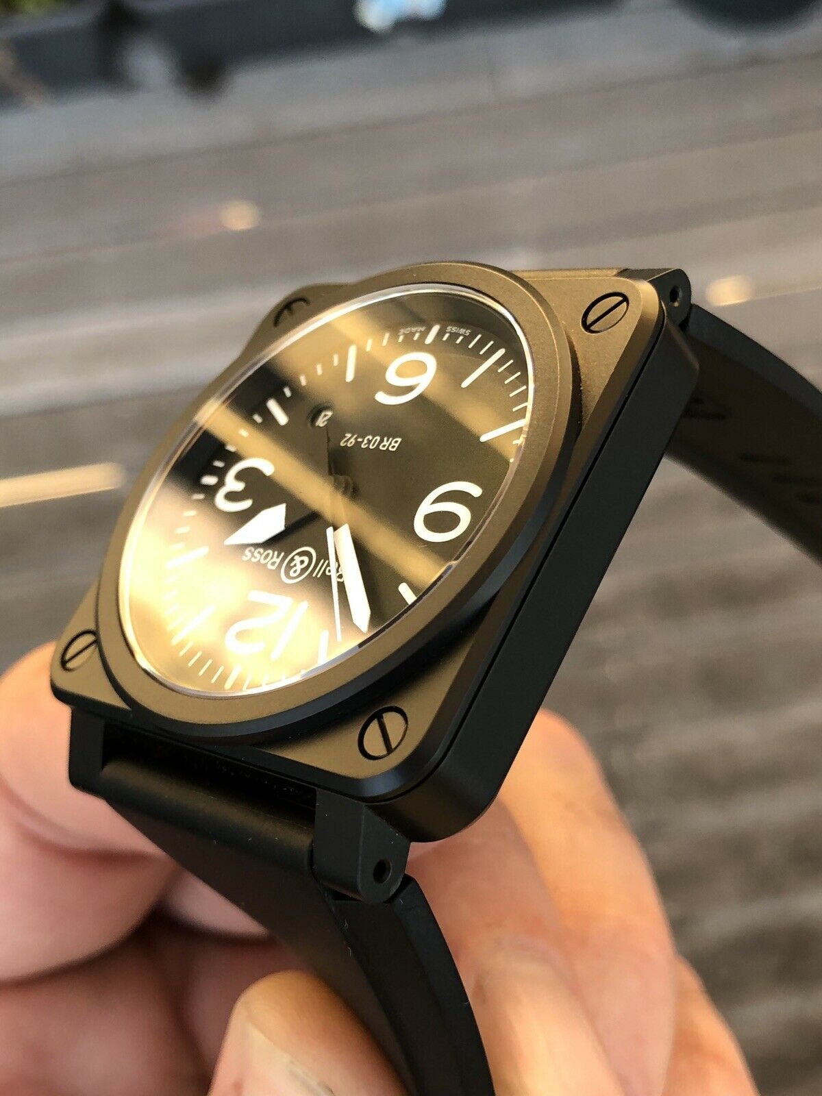 Bell &amp; Ross BR03-92 BL-CE Black Matte Ceramic - 2019