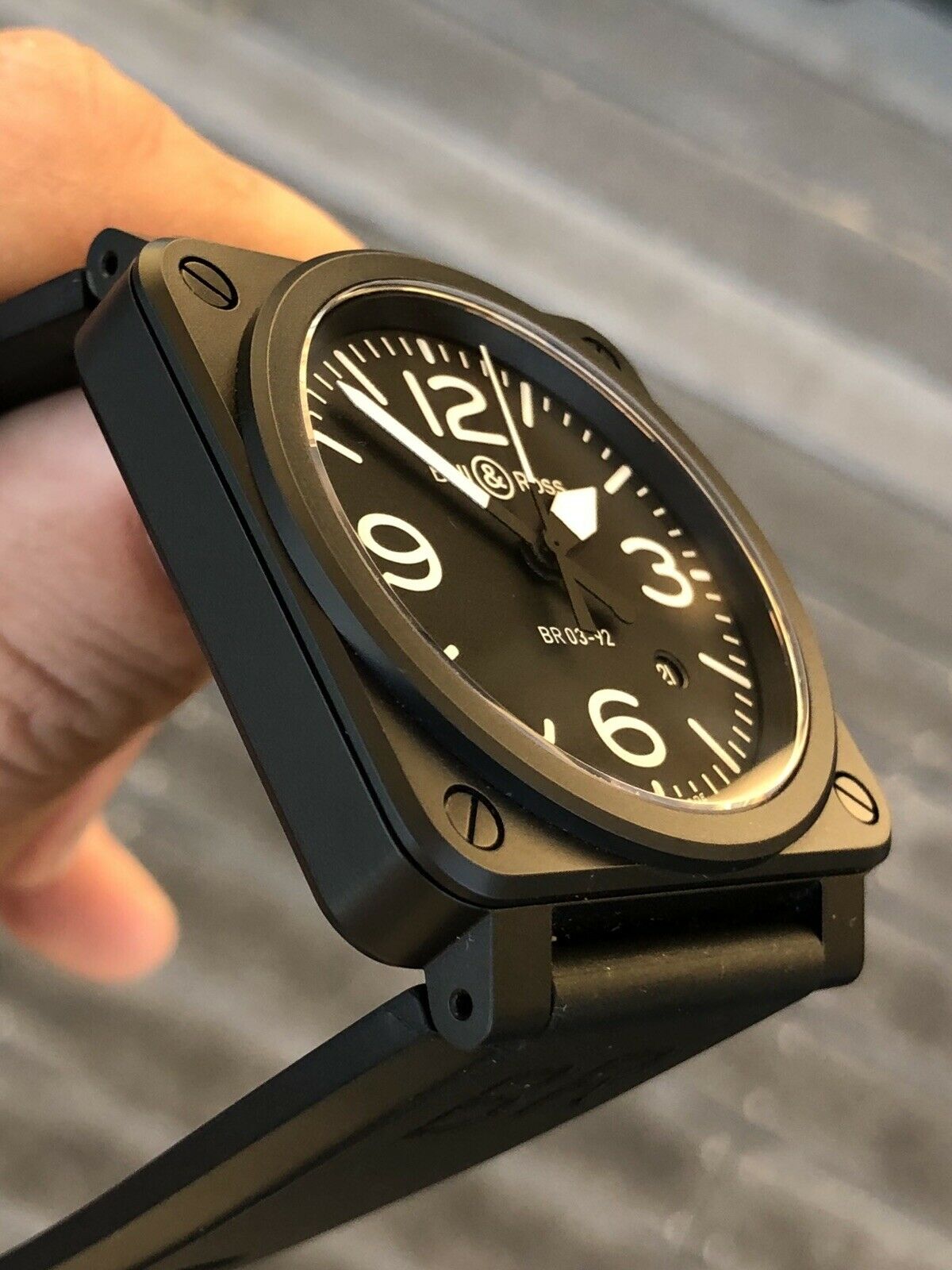 Bell &amp; Ross BR03-92 BL-CE Black Matte Ceramic - 2019