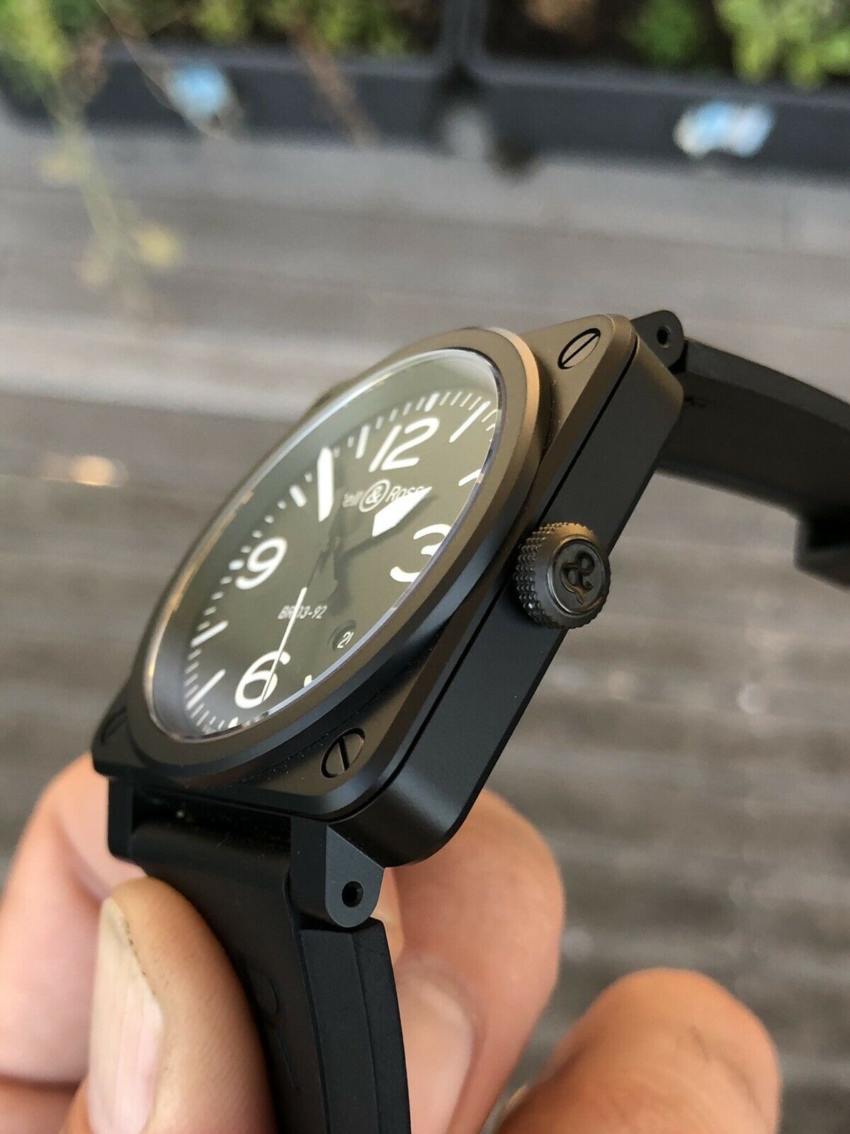Bell &amp; Ross BR03-92 BL-CE Black Matte Ceramic - 2019