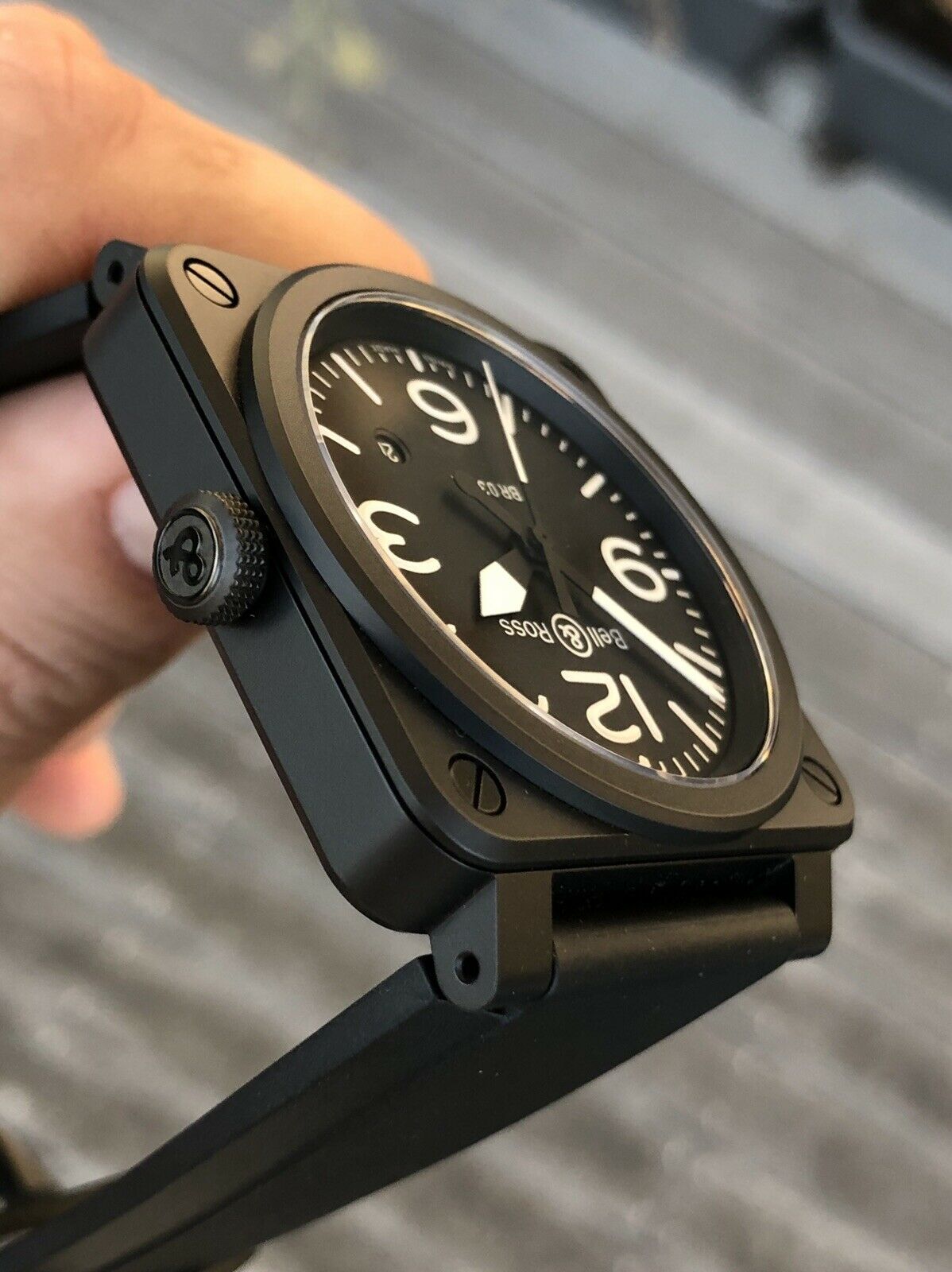 Bell &amp; Ross BR03-92 BL-CE Black Matte Ceramic - 2019