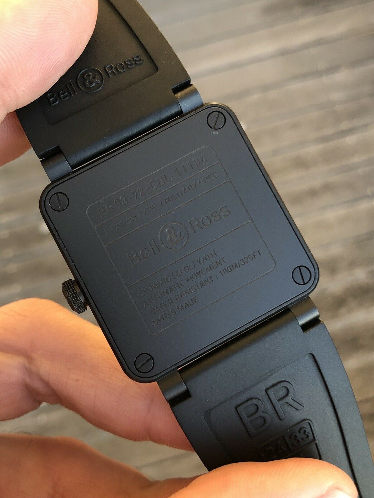 Bell &amp; Ross BR03-92 BL-CE Black Matte Ceramic - 2019