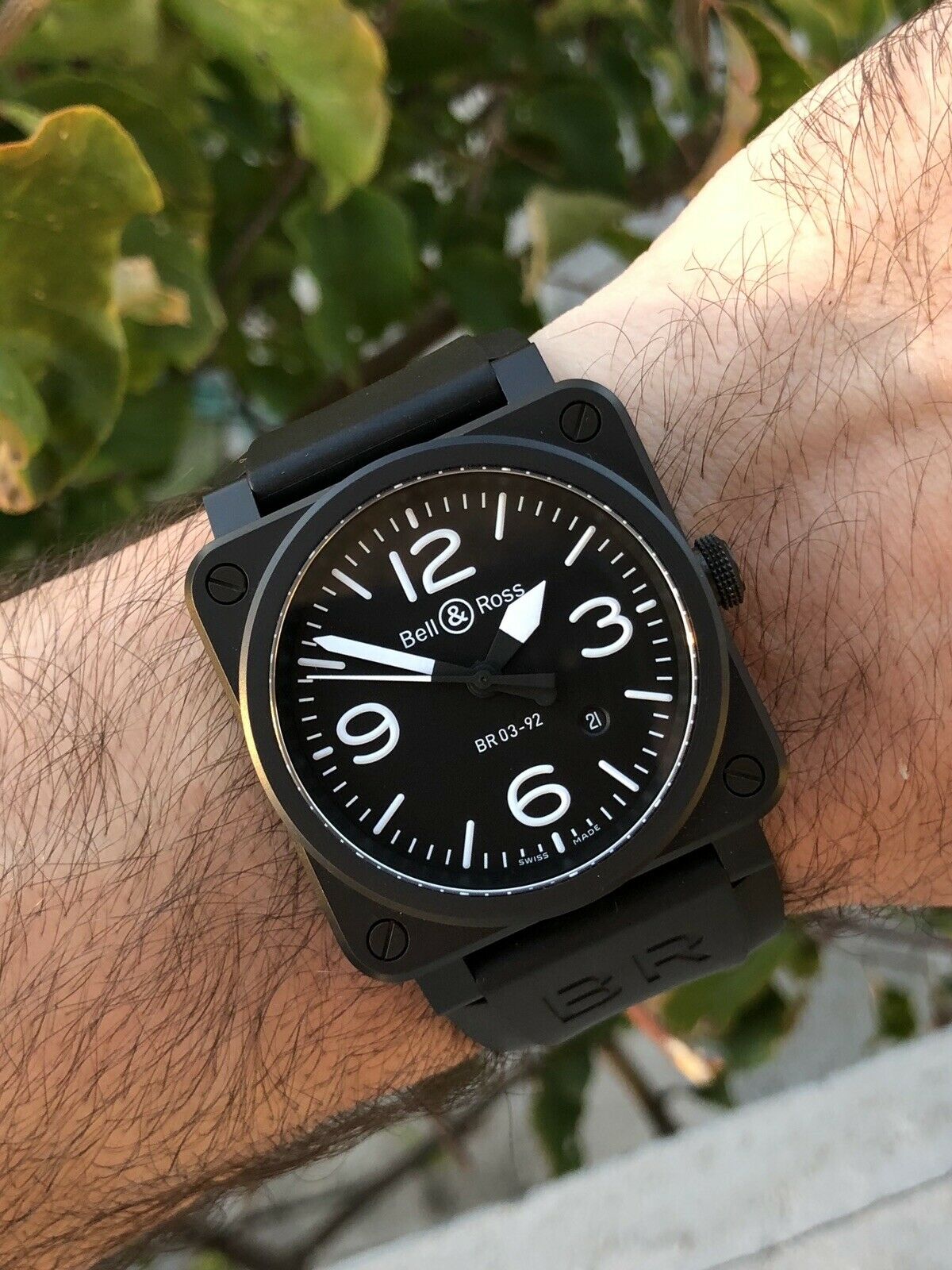 Bell &amp; Ross BR03-92 BL-CE Black Matte Ceramic - 2019