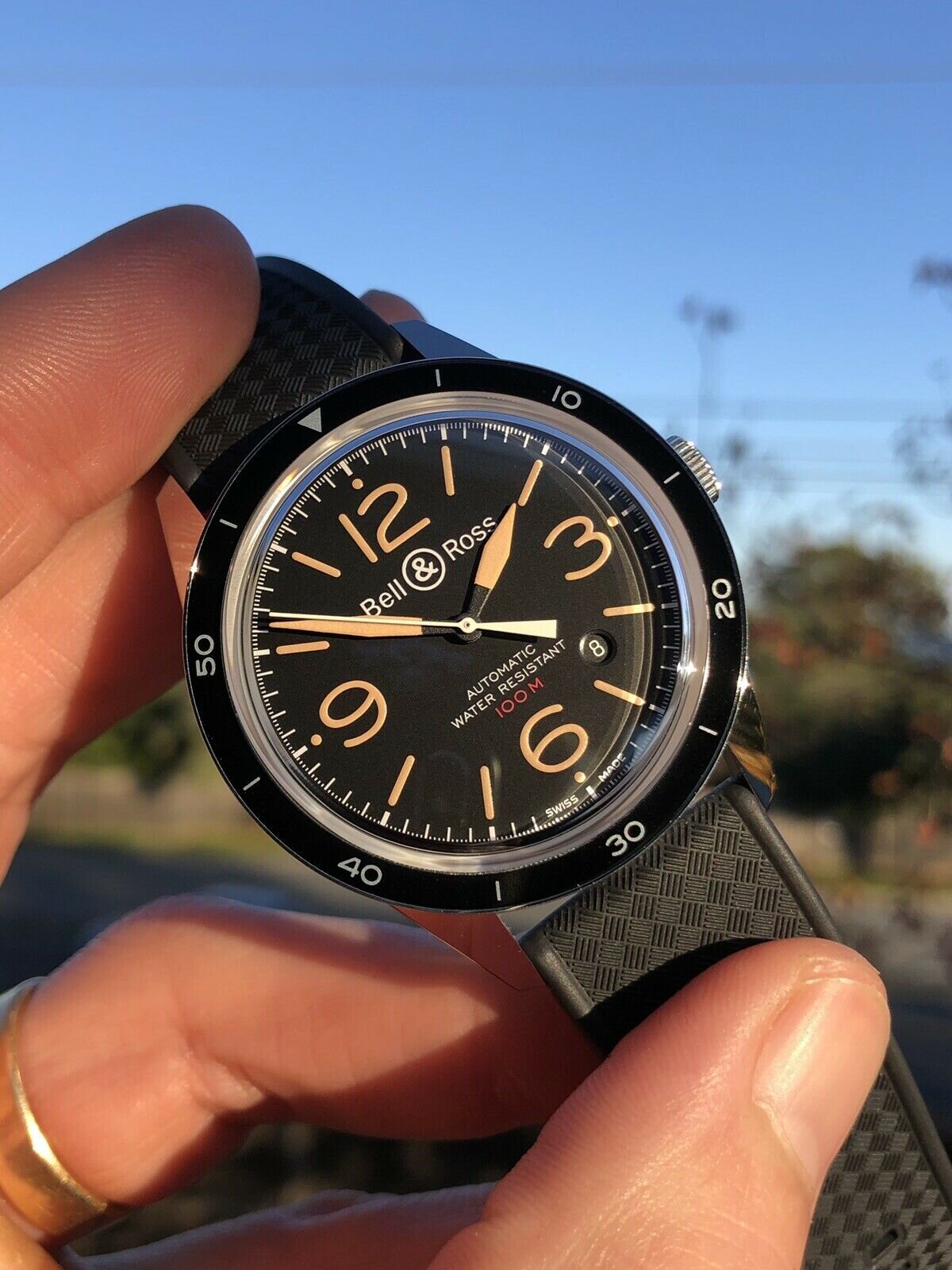 Bell &amp; Ross BR123 Sport Heritage BRV123-ST-HERSRB - 2019