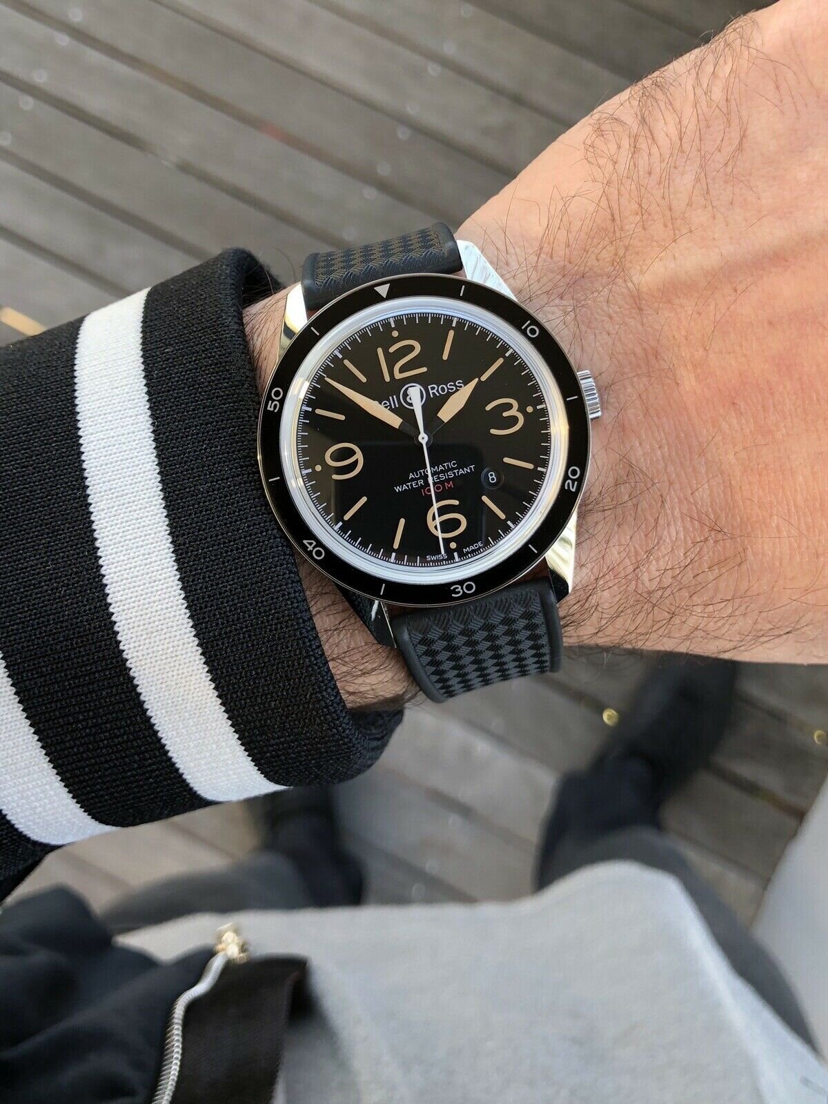 Bell &amp; Ross BR123 Sport Heritage BRV123-ST-HERSRB - 2019