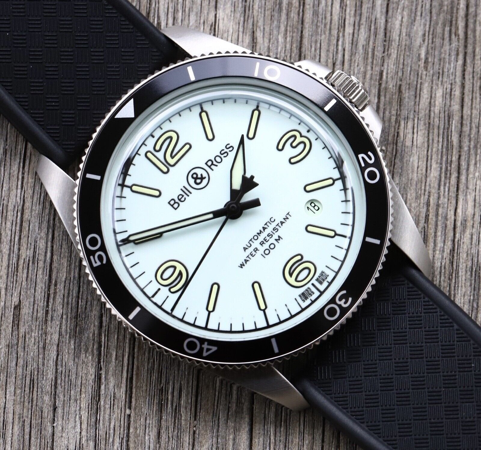 Bell & Ross BR V2-92 FULL LUM BRV292-LUM-ST/SRB 41mm - 2022