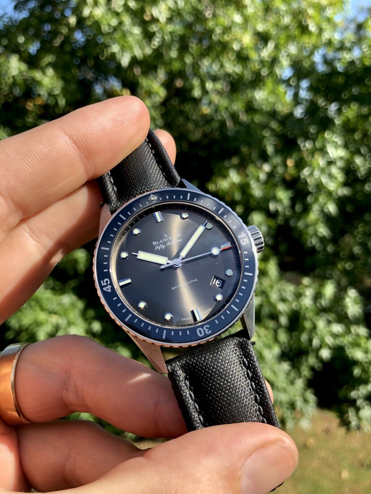 Blancpain Fifty Fathoms Bathyscaphe 5000-1110-B52A - 2018 Full set