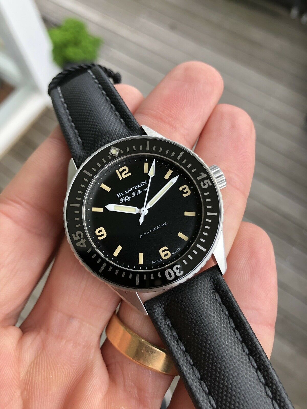 Blancpain Fifty Fathoms Bathyscaphe Limited Edition for HODINKEE - Brand New