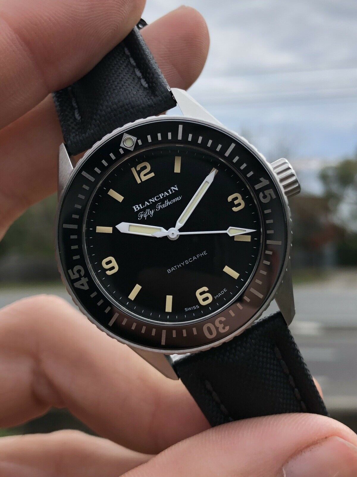 Blancpain Fifty Fathoms Bathyscaphe Limited Edition for HODINKEE - Brand New