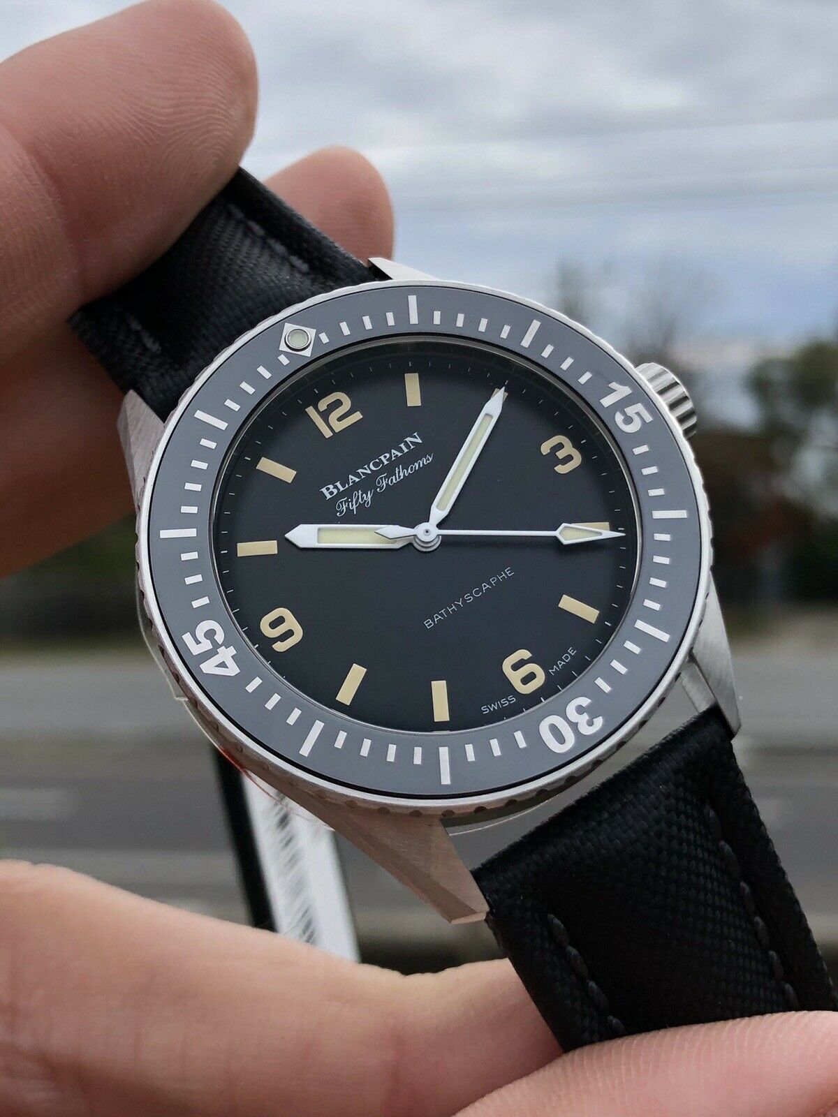 Blancpain Fifty Fathoms Bathyscaphe Limited Edition for HODINKEE Bra Watch Vault Australia