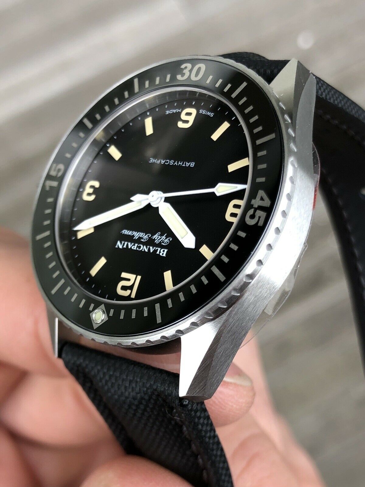 Blancpain Fifty Fathoms Bathyscaphe Limited Edition for HODINKEE - Brand New