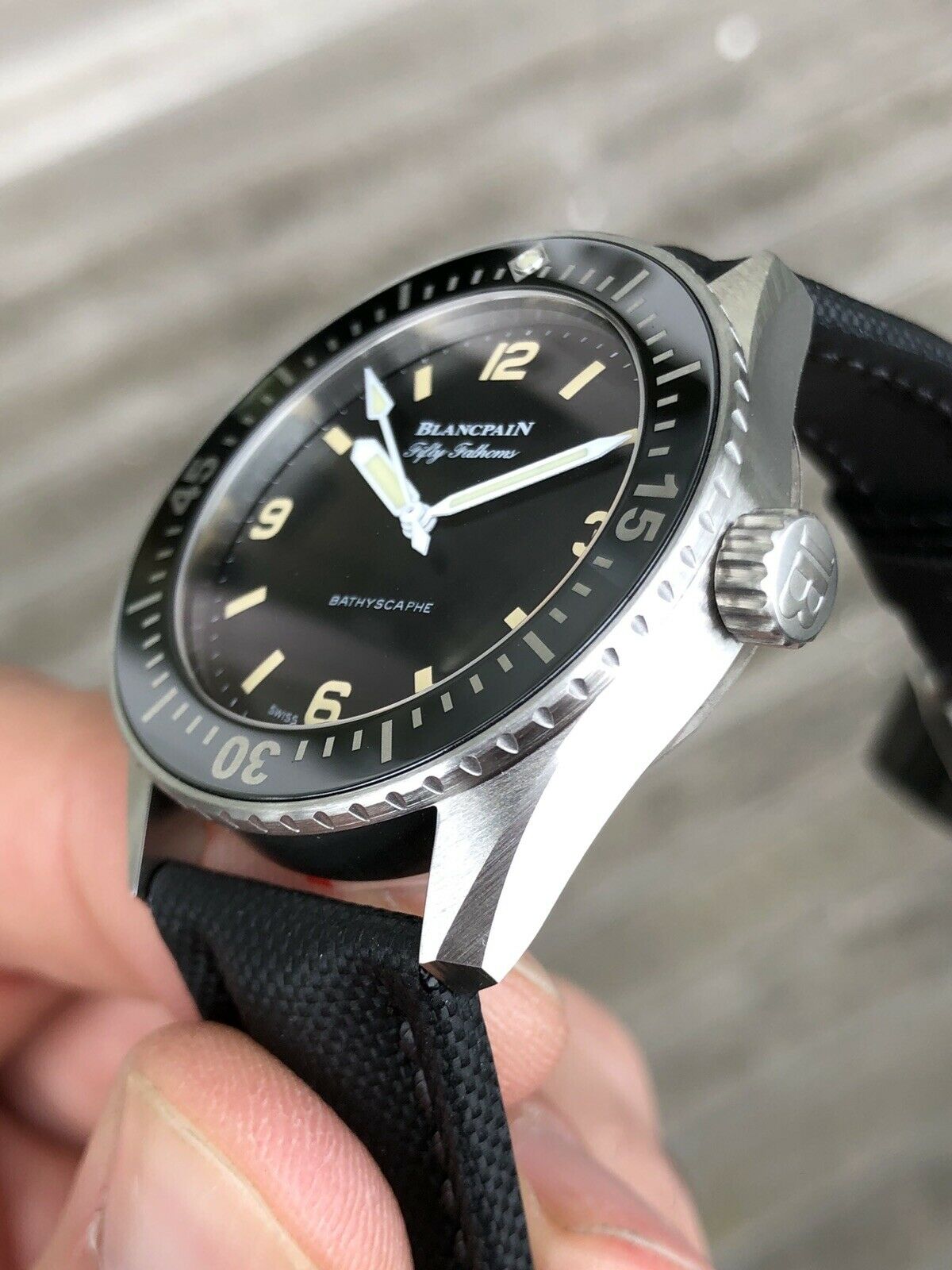 Blancpain Fifty Fathoms Bathyscaphe Limited Edition for HODINKEE - Brand New
