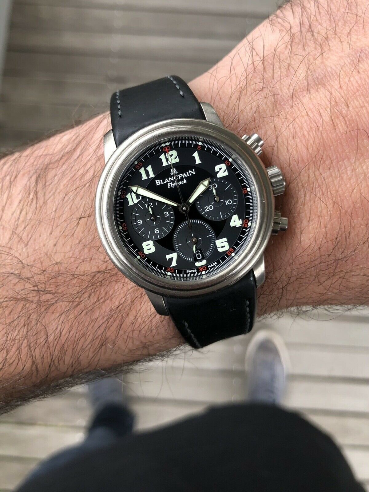 Blancpain Leman Flyback Chronograph 2185F Titanium – 2005