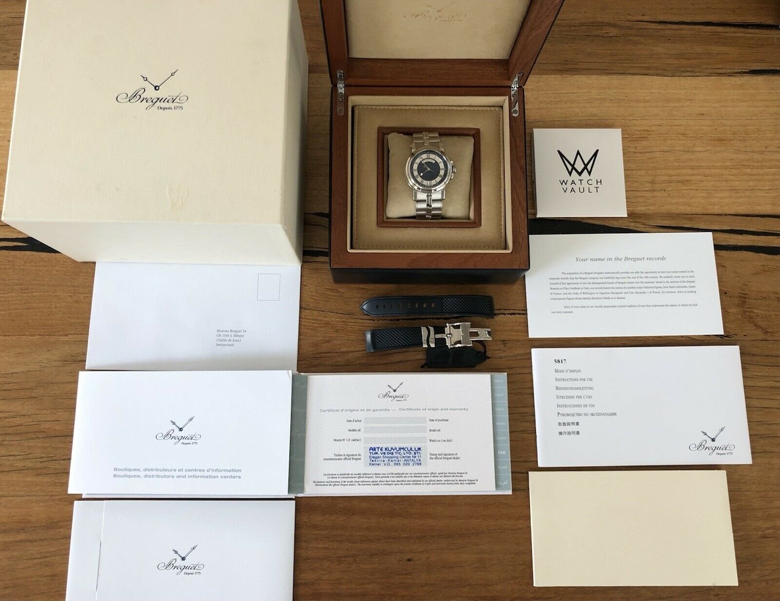 Breguet watch clearance box