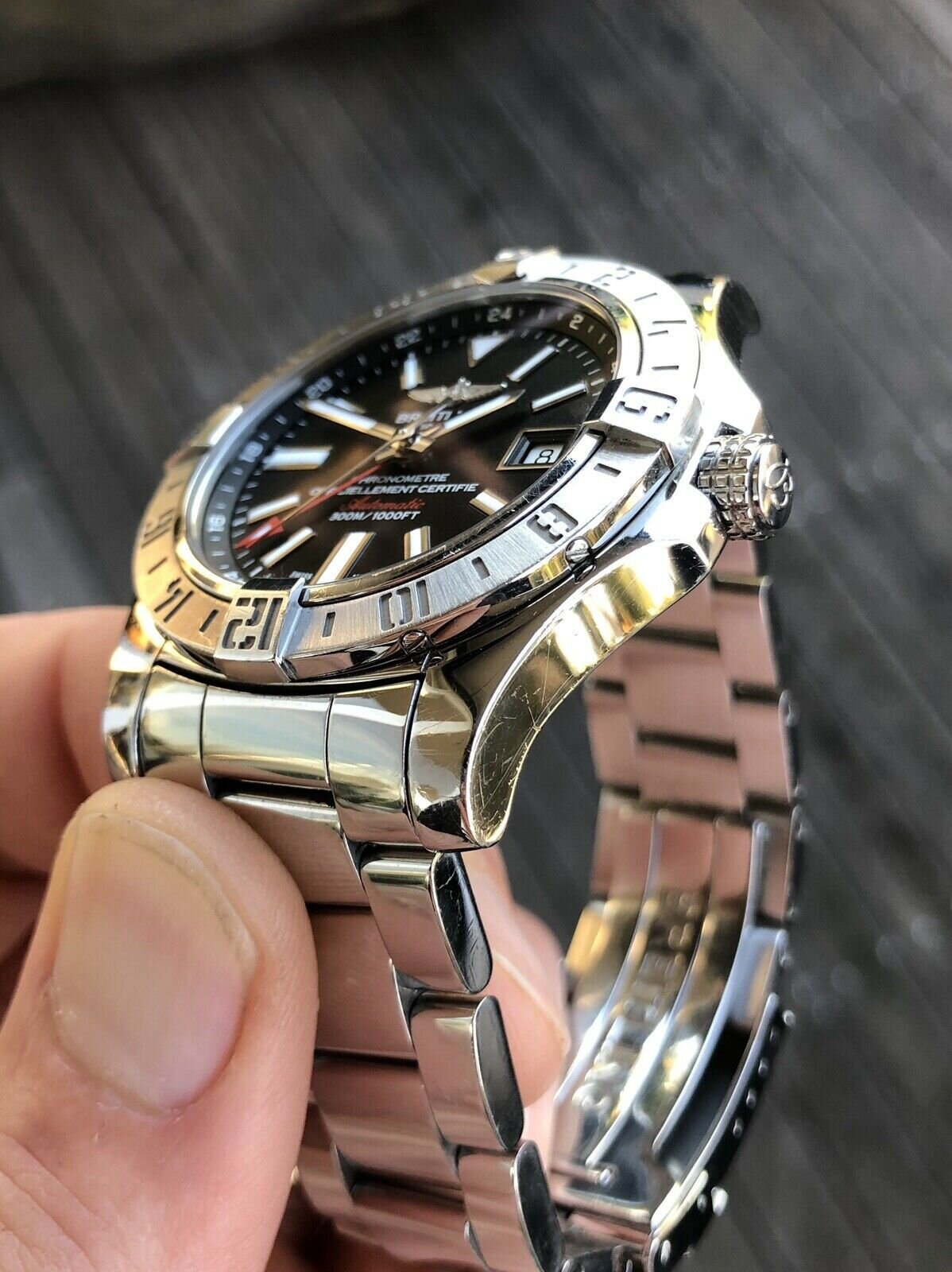 Avenger cheap gmt breitling