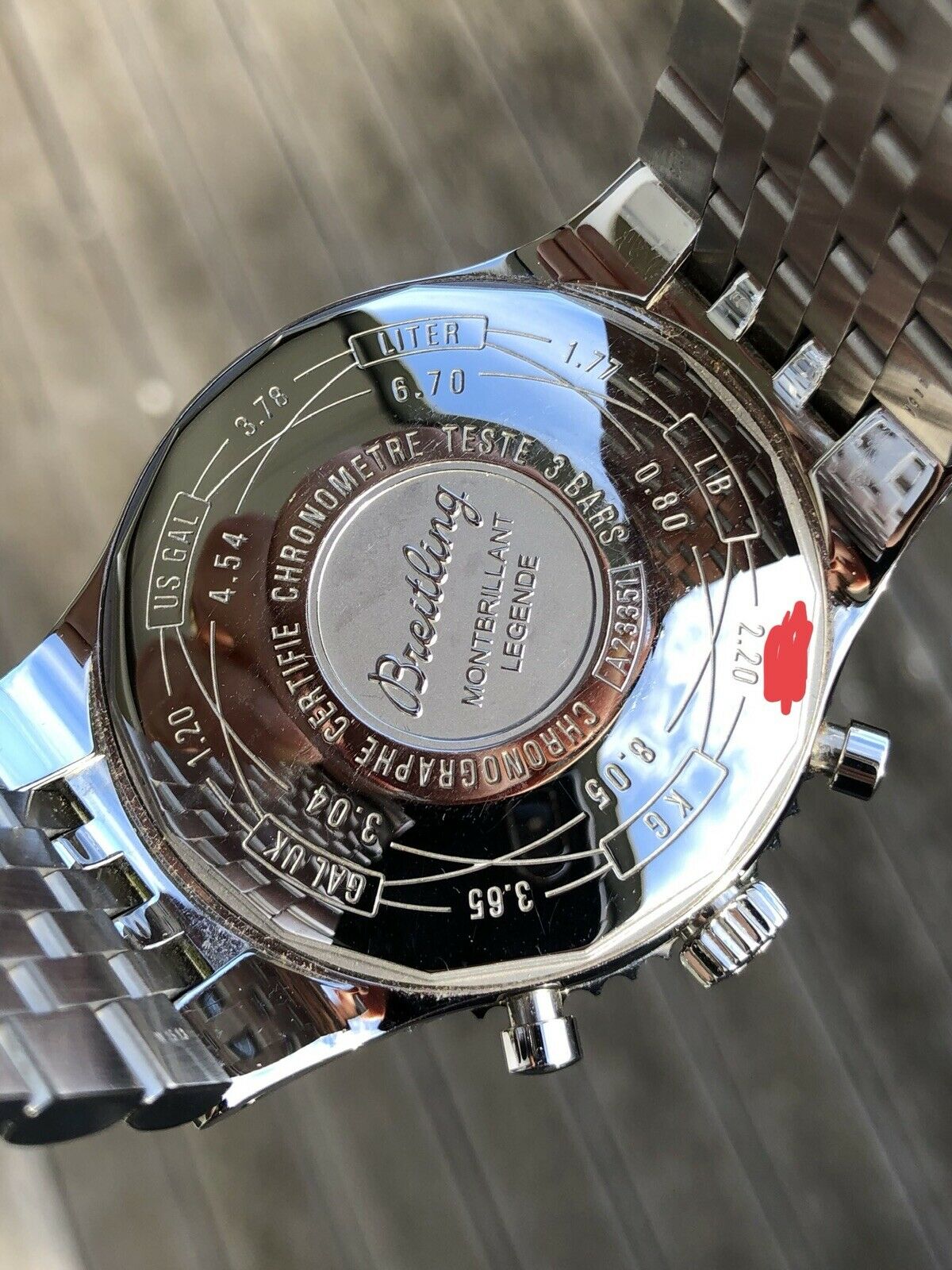 Breitling Montbrillant 47 A23351A6 G741 445A 2014 Box and Papers Watch Vault Australia